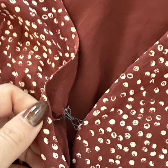 The Kooples Maroon Moon Long Sleeve Dress - Picture 4 of 8